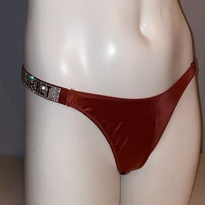 Victoria’s Secret Very Sexy Shine Strap Brazilian Panty Satin Bling Panties 🆕